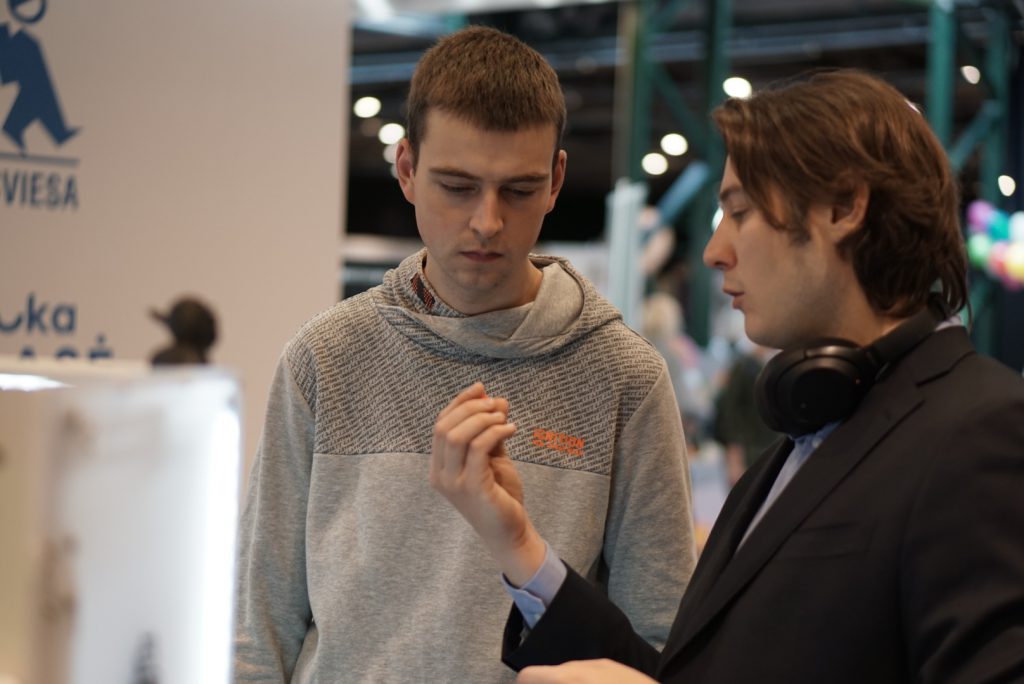 Presentation of project’s results at fair “Mokykla” — photo 2 of 10