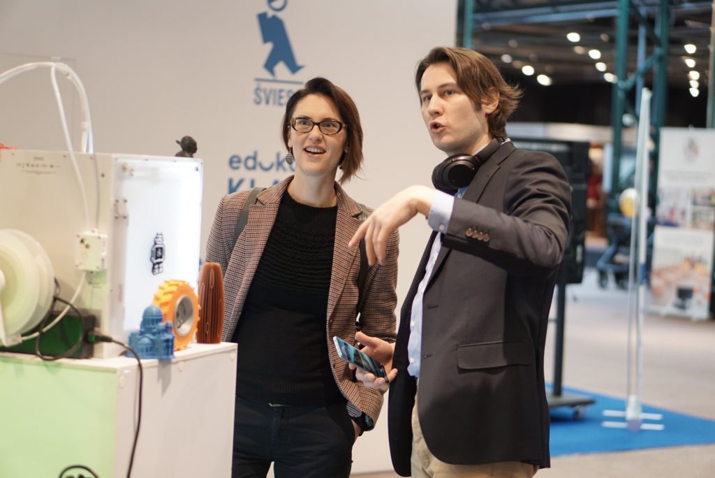 Presentation of project’s results at fair “Mokykla” — photo 4 of 10
