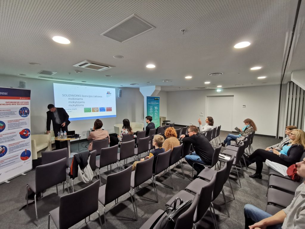 Presentation of project’s results at fair “Mokykla” — photo 6 of 10